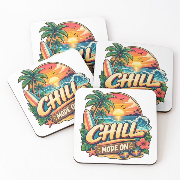 Item preview, Chill Mode On Retro Smiley – Sunny Vibes designed and sold by QueenStore-USA.