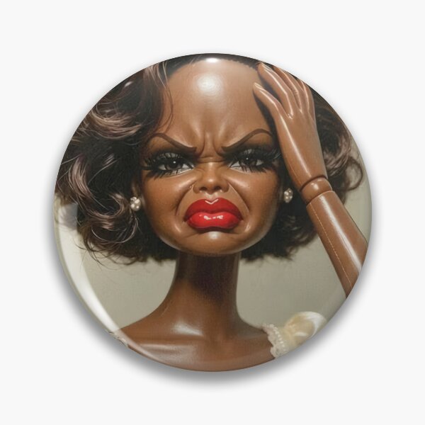 Item preview, Disgusted Vintage Glam Doll Migraine Cringe Reaction Meme designed and sold by Devilians92.