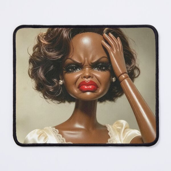 Item preview, Disgusted Vintage Glam Doll Migraine Cringe Reaction Meme designed and sold by Devilians92.