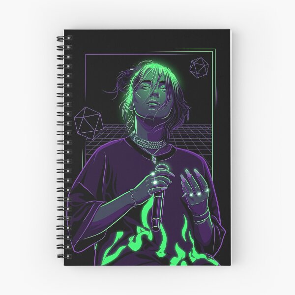Item preview, Neon Green and Purple Billie Eilish designed and sold by iwzzuel.
