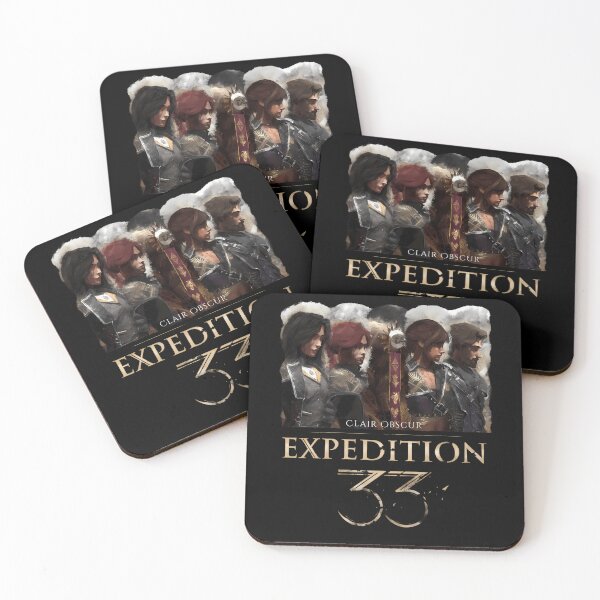 Item preview, Five Character Profiles In Dark Fantasy Art Style With Game Title Typography designed and sold by Ben Eder.
