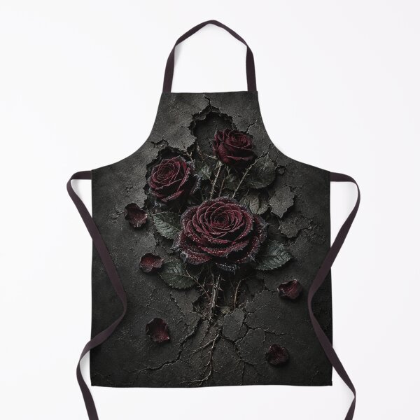 Item preview, Gothic Roses Breaking Through Stone – Dark Floral Art designed and sold by GSizzle1.