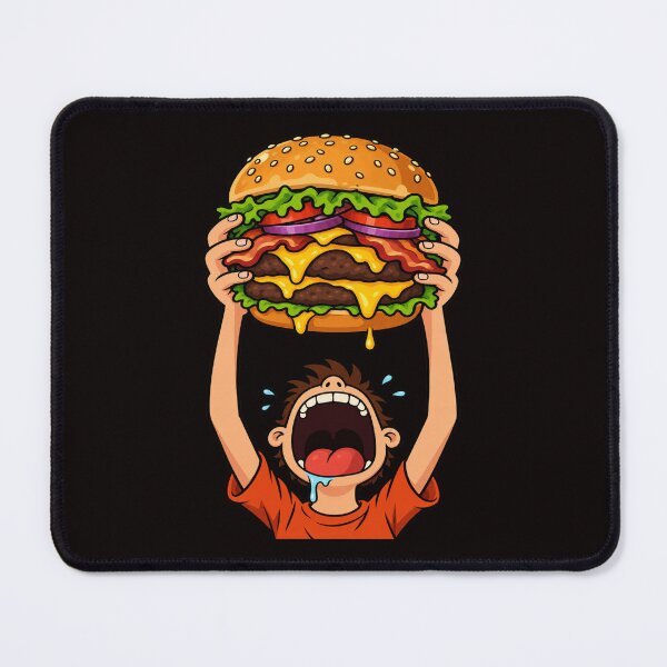 Item preview, Funny Burger Lover Cartoon Character designed and sold by Valieri.