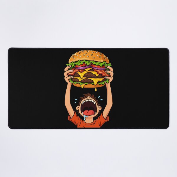 Item preview, Funny Burger Lover Cartoon Character designed and sold by Valieri.