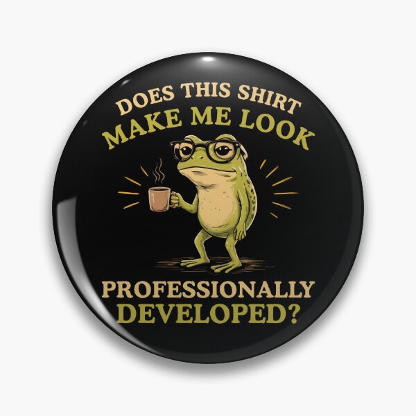 Item preview, Does This Shirt Make Me Look Professionally Developed Frog designed and sold by ellapaintcoast.