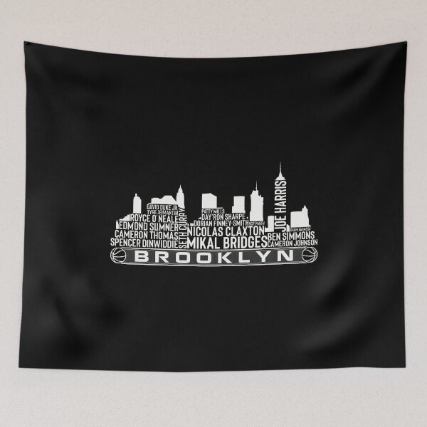 Item preview, Brooklyn Basketball Skyline Player Names City Graphic designed and sold by JustinHes59954.