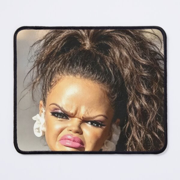 Item preview, Disgusted Glam Doll Flower Earrings Cringe Reaction Meme designed and sold by Devilians92.