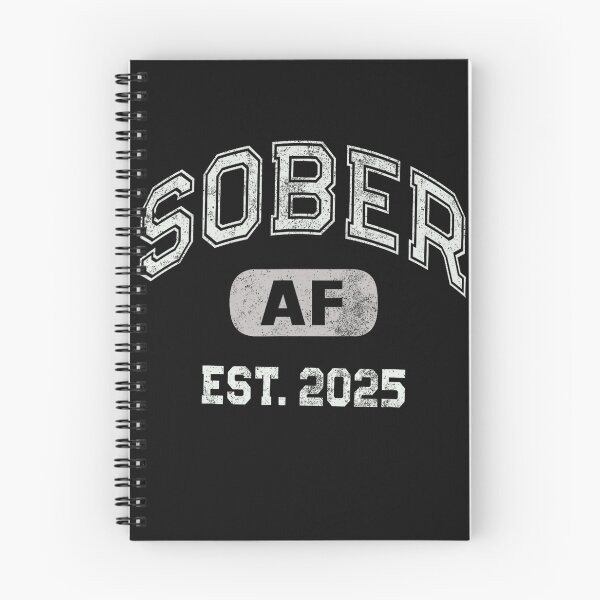 Item preview, Sober Af Est. 2025 Sobriety Recovery Lifestyle designed and sold by BrockmeyeSB.
