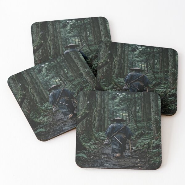 Item preview, Samurai walking through forest designed and sold by Solomon-Ent-144.
