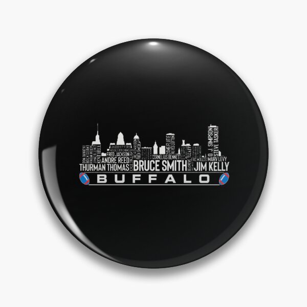 Item preview, Buffalo Football Skyline Legends City Graphic designed and sold by MrDonald75366.