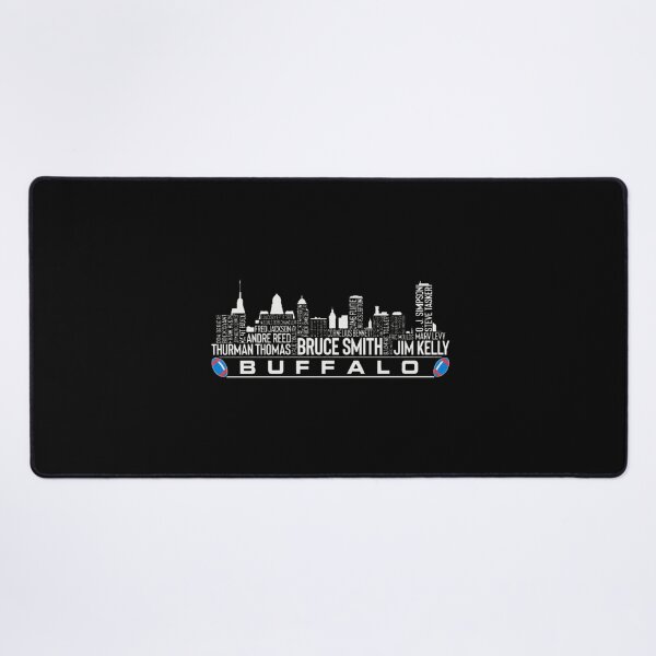 Item preview, Buffalo Football Skyline Legends City Graphic designed and sold by MrDonald75366.
