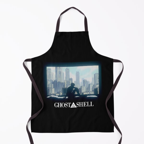 Item preview, Cyberpunk City Skyline Silhouette With Sitting Character And White Typography designed and sold by Type-Design.