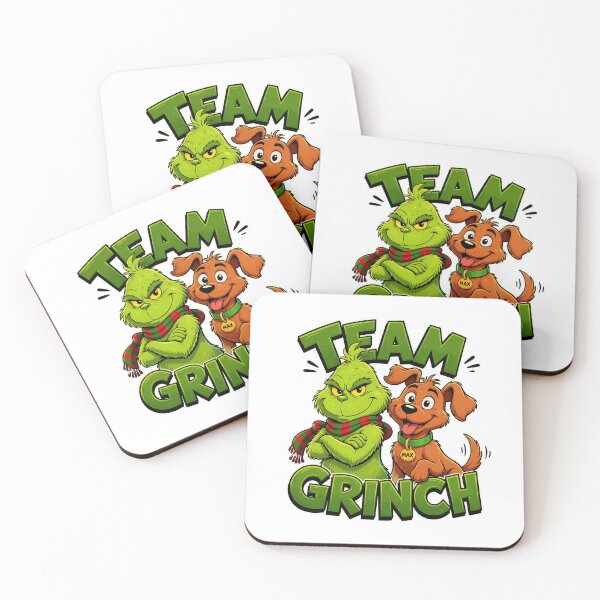 Artikelvorschau, Team Grinch Grinch und Max Weihnachtsfeiertag entworfen und verkauft von TeronMurrayArt.