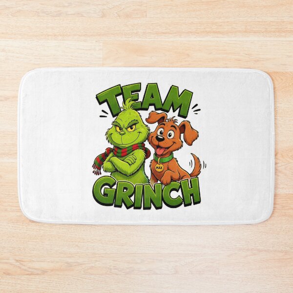 Item preview, Team Grinch Grinch and Max Christmas Holiday designed and sold by TeronMurrayArt.