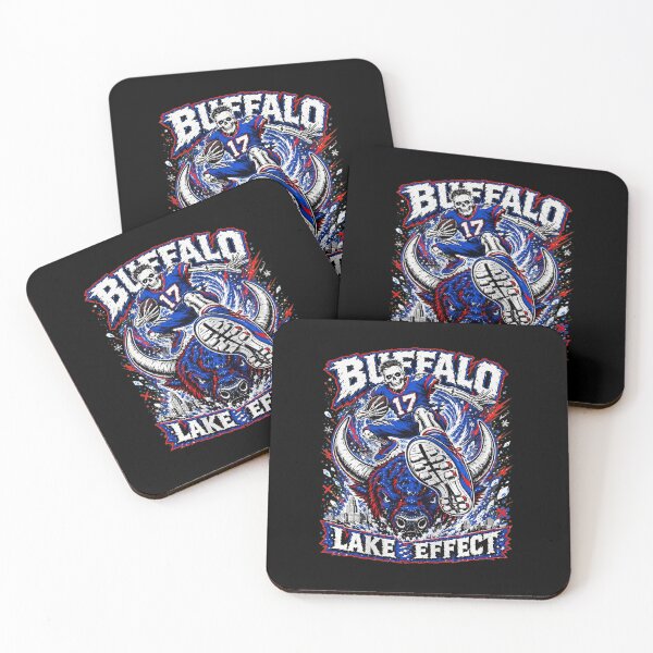 Item preview, Buffalo Lake Effect Skeleton Football Graphic designed and sold by Christine59003.