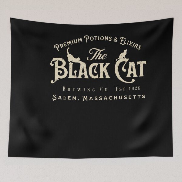 Item preview, Black Cat Witchy Salem Halloween Vintage designed and sold by stershopepie.