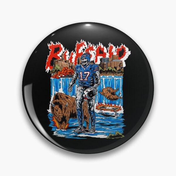 Item preview, Buffalo Football Skeleton Player Falls Graphic designed and sold by MichaelWo93682.