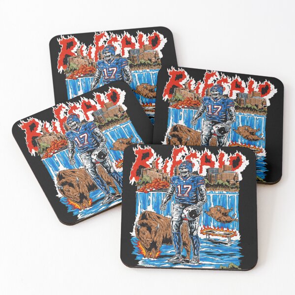 Item preview, Buffalo Football Skeleton Player Falls Graphic designed and sold by MichaelWo93682.