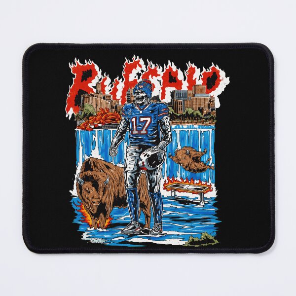 Item preview, Buffalo Football Skeleton Player Falls Graphic designed and sold by MichaelWo93682.