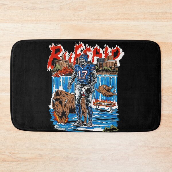 Item preview, Buffalo Football Skeleton Player Falls Graphic designed and sold by MichaelWo93682.
