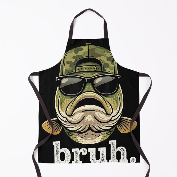 Item preview, Bruh Bass Fishing Angler Humor designed and sold by CharlieConon.