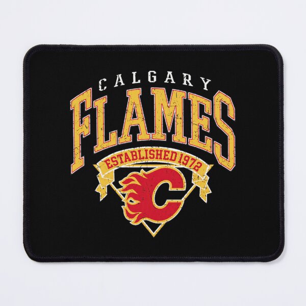Item preview, Calgary Flames Established 1972 Retro Hockey Graphic designed and sold by Elizabeth68301.
