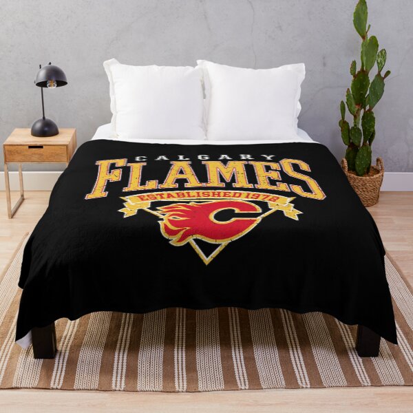 Artikelvorschau, Calgary Flames, gegründet 1972 – Retro-Hockey-Grafik entworfen und verkauft von Elizabeth68301.
