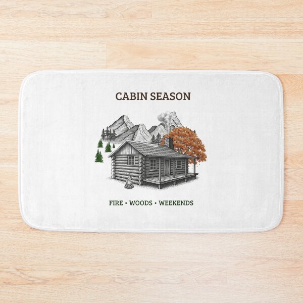 Item preview, Cabin Season Vintage Autumn Retreat designed and sold by Umbrella urban.