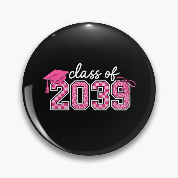 Item preview, Class of 2039 Leopard Checkered 2039 Graduation Pink Bow designed and sold by jackelmbradyt.