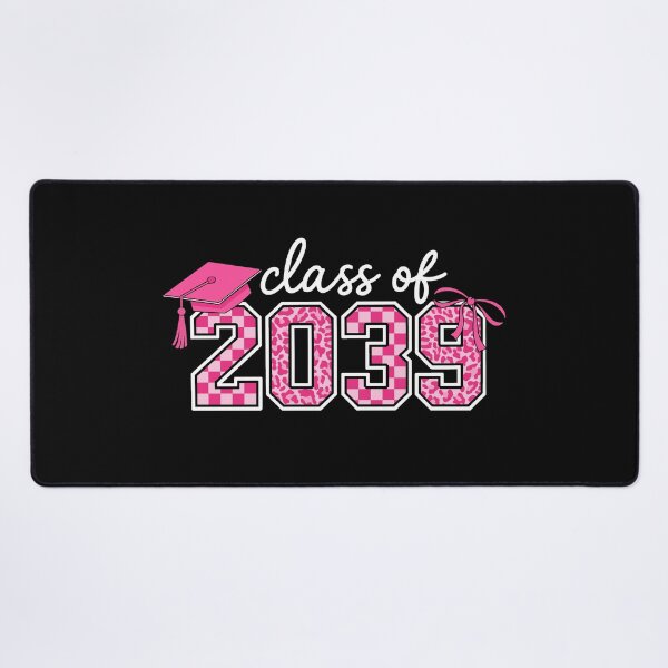 Item preview, Class of 2039 Leopard Checkered 2039 Graduation Pink Bow designed and sold by jackelmbradyt.