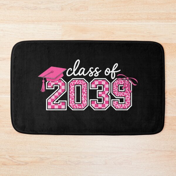 Item preview, Class of 2039 Leopard Checkered 2039 Graduation Pink Bow designed and sold by jackelmbradyt.