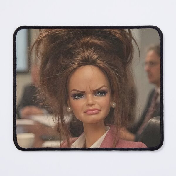 Item preview, Funny Corporate Drama Doll Big Bouffant Hair Reaction Meme designed and sold by Devilians92.