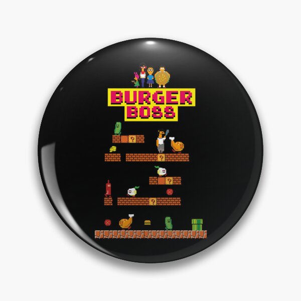 Item preview, Burger Boss Pixel Art designed and sold by thuyghikfire.