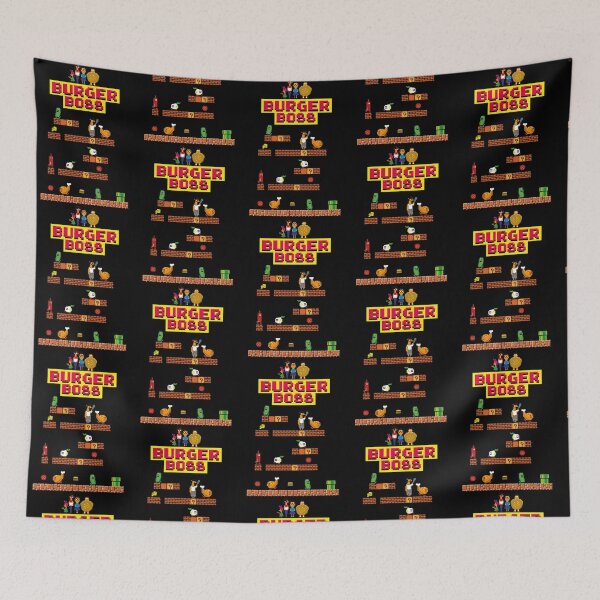 Item preview, Burger Boss Pixel Art designed and sold by thuyghikfire.