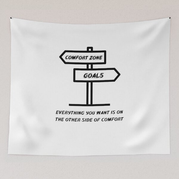 Item preview, Outside Your Comfort Zone | Success & Growth Motivation designed and sold by UrbaneVibeCo.