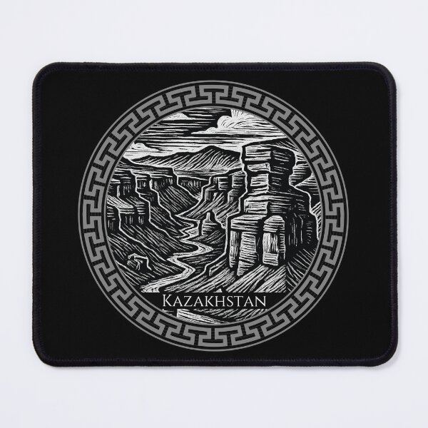 Item preview, Kazakhstan Vintage Woodcut Art designed and sold by Thistle-TShop.