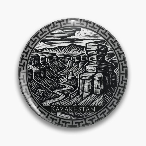 Item preview, Kazakhstan Vintage Woodcut Art designed and sold by Thistle-TShop.