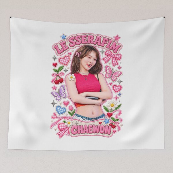 Item preview, Conjunto veraniego de Kim Chaewon con camiseta sin mangas roja y naranja designed and sold by Valereekmerch.