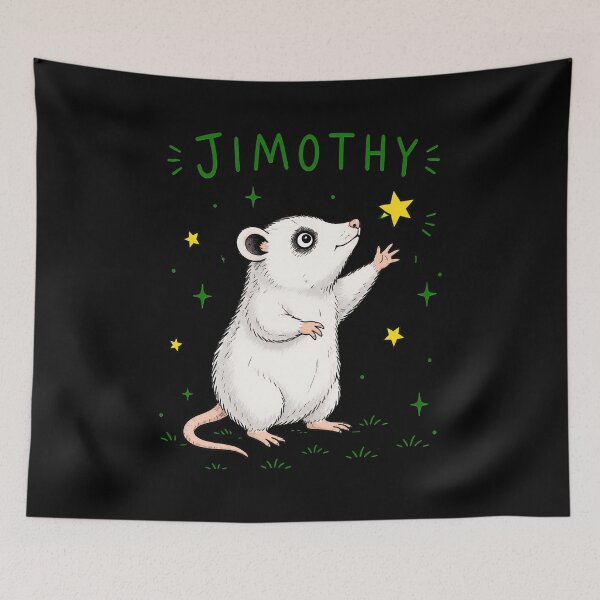 Item preview, Jimothy Cartoon Meerkat Creature Whimsical Animal designed and sold by leocreatives.