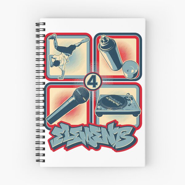 Item preview, Four Quadrants Hip Hop Culture Panel Layout designed and sold by ZEAP.