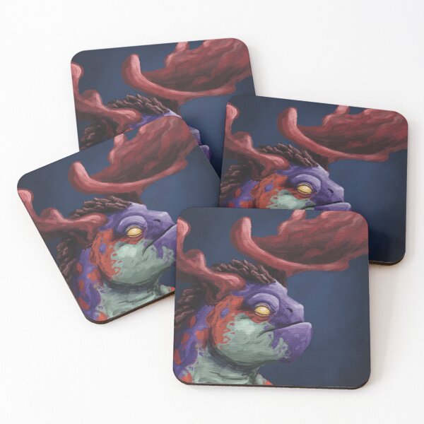 Item preview, Crimson goregutter painting designed and sold by RootSpellStudio.