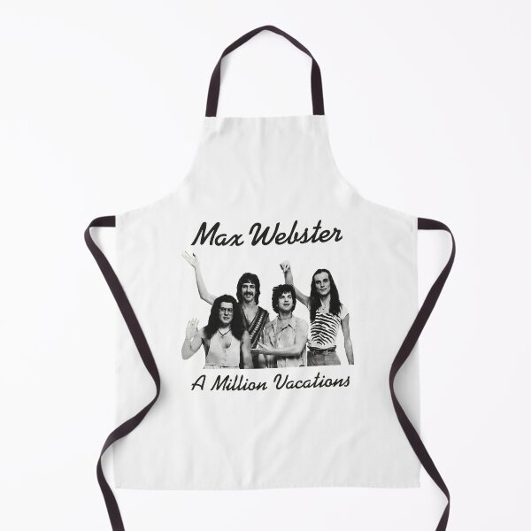 Item preview, Max Webster A Million Vacations Vintage Rock Band Design designed and sold by Catsi-Nook-Art.