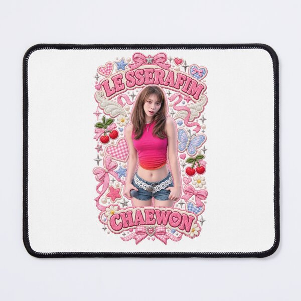Item preview, Chaewon Brown Hair Bangs Denim Shorts Look designed and sold by Valereekmerch.
