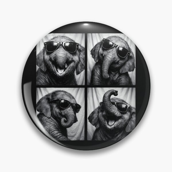 Item preview, Cool Funny Baby Elephant Sunglasses Wildlife Animal designed and sold by BrockmeyeSB.