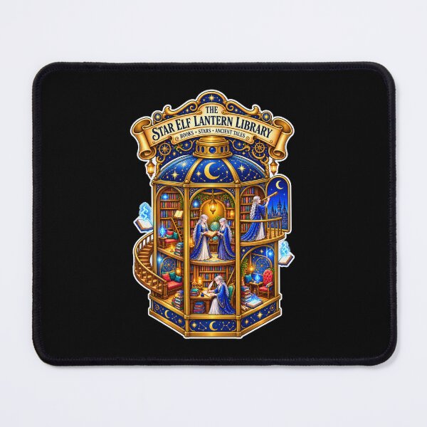 Item preview, The Star Elf Lantern Library | Magical Elf Library, Books, Stars & Ancient Tales designed and sold by MrDev.