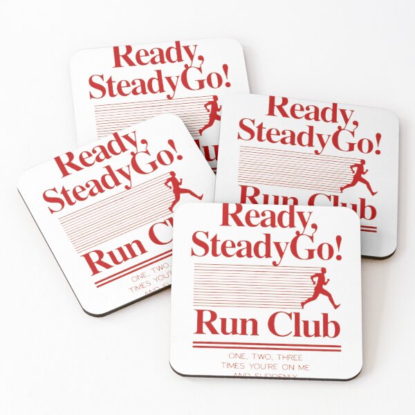 Item preview, Ready Steady Go Run Club Design designed and sold by Catsi-Nook-Art.
