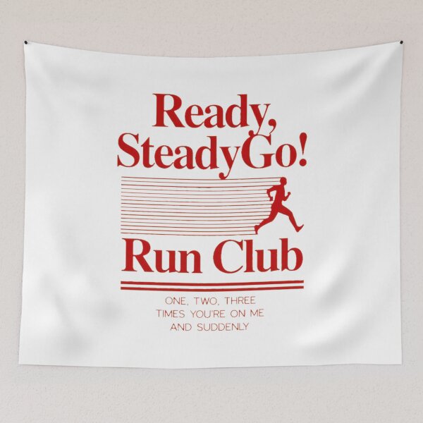 Item preview, Ready Steady Go Run Club Design designed and sold by Catsi-Nook-Art.