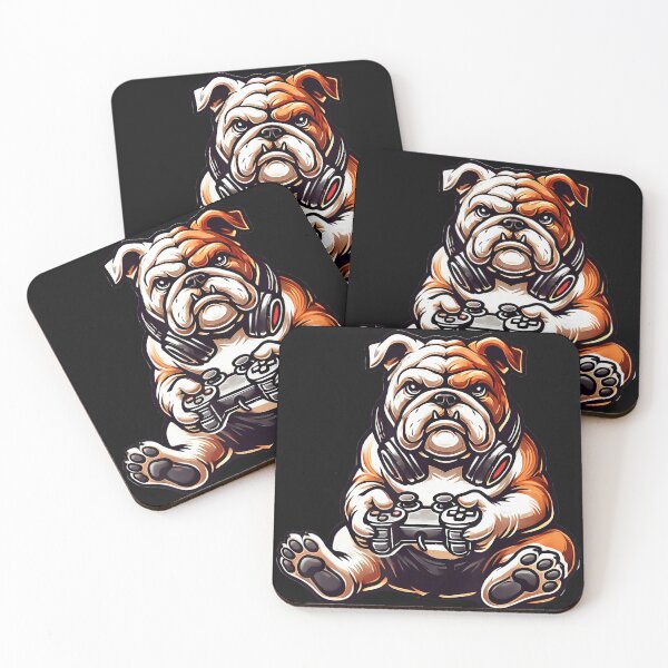 Item preview, English Bulldog Gamer Video Game Player designed and sold by BrockmeyeSB.