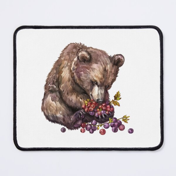 Item preview, Bear Cub | Cute Woodland Animal Watercolor Art designed and sold by Mandayartstudio.