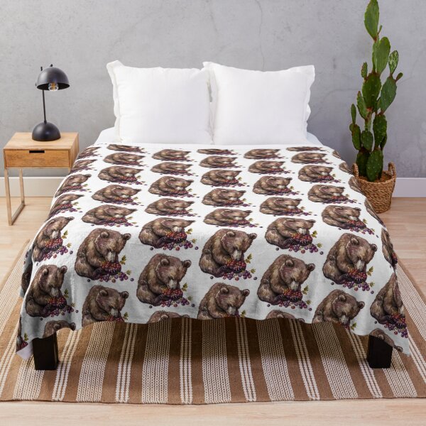 Item preview, Bear Cub | Cute Woodland Animal Watercolor Art designed and sold by Mandayartstudio.
